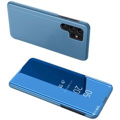 Θήκη Hurtel Clear View για Xiaomi POCO C65 / Redmi 13C με πτερύγιο - μπλε 13319781 9145576284193