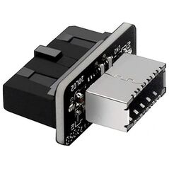 Graugear Graugear Interner 19-pin Stecker (USB 3.0) auf USB 3.1 Type-E 20-pin Key A - 180 Grad 13333967 4260746550245