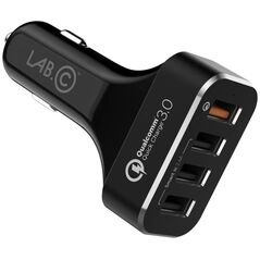 Lab.C LAB.C 4Port Quick Charger Car - Μαύρο 10247623 8809404616082