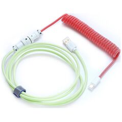 Καλώδιο USB Ducky Ducky Premicord Strawberry Frog Spiralkabel, USB Type C auf Type A - 1,8m 12573008 4711281572068