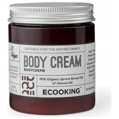 Ecooking, BodyCreme, Almond Oil, Moisturizing, Body Cream, 250 ml For Women