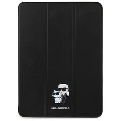 Karl Lagerfeld KLFC13PM24SAKCK iPad Pro   13" 2024 Book Cover czarny/black Saffiano Magnetic Karl &Choupette