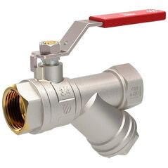 Zawór kulowy z filtrem 1/2GW-GW SENA VA30 dźwignia Inox