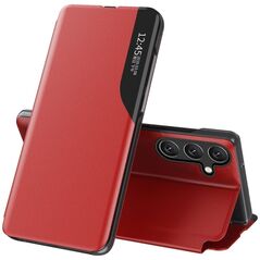 Eco Leather View Case Samsung Galaxy S25 Red