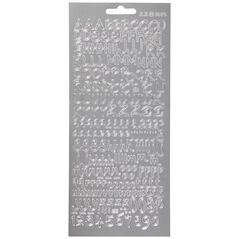 Focus Focus Stickers Silver Letters Design 1