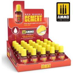 Vallejo Ammo: Red Magma Cement Display (25) 13958949 8432074081821