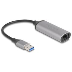 DeLOCK 81571 zmieniacz płci / kabli USB Type-A RJ-45 Antracyt