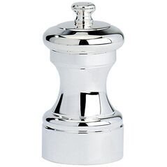 Młynek do przypraw Peugeot Młynek do pieprzu 10 cm Peugeot Bistro posrebrzany mosiądz