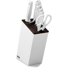 Wusthof CLASSIC WHITE Blok z 6-oma nozami WSTHOF