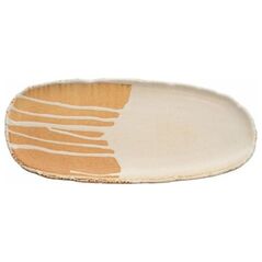 Verlo SAMTO Talerz owalny 35x15 cm kremowy