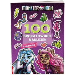 Ameet Książeczka Monster High. 100 brokatowych naklejek NB-1501