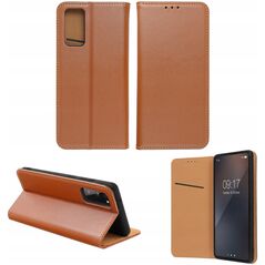 OEM Kabura SMART PRO Book skórzana do IPHONE 16 Pro brązowy