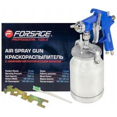 Forsage Pistolet lakierniczy z dolnym metalowym zbiornikiem (zbiornik 1000ml, dysza 1,8mm)