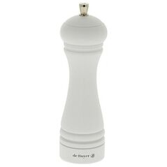 Młynek do przypraw De Buyer JAVA Młynek do pieprzu 18 cm biały matowy