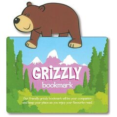 IF Zwierzęca zakładka do książki - Grizzly Niedźwiedź