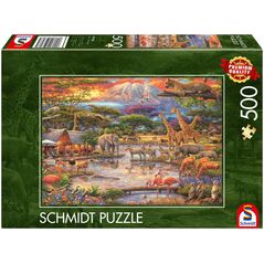 Schmidt Spiele Puzzle PQ 500 Raj pod Kilimandżaro G3
