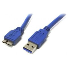 Kabel USB Techly USB-A - micro-B 3 m Niebieski (ICOC-MUSB3-A-030)