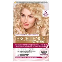 Alkotest L'OREAL_Excellence Creme βαφή μαλλιών 10 Ξανθό 14103957 3600524172688