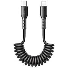 Fast Charging cable for car Joyroom Type-C to Lightning Easy-Travel Series 30W 1.5m  coiled (black) 6956116759902