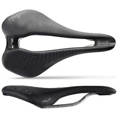Selle Italia Siodło SELLE ITALIA MAX SLR BOOST GEL SUPERFLOW L (id match - L3) TI 316 Tube 7, fibra-tek, 280g czarne (NEW)