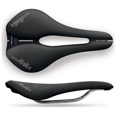 Selle Italia Siodło SELLE ITALIA NOVUS EVO BOOST SUPERFLOW L (id match - L3) TI 316 tube 7, fibra-tek, czarne (NEW)