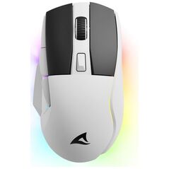Sharkoon SGM50W Ασύρματο RGB Gaming Ποντίκι 6400 DPI Λευκό (SGM50W) (SHRSGM50W) έως 12 άτοκες Δόσεις