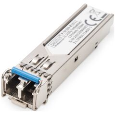 Moduł SFP Digitus 1.25 Gbps SFP Modul, 20km,SM,LC Dupl., 1000Base-LX,1310nm,Ind.