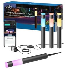 Eufy - Gartenleuchte - LED - RGBWW light - 1500-9000 K (Packung mit 4)