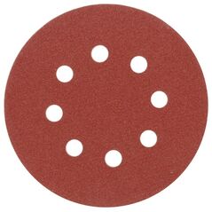 Vorel Krążek ścierny P-40 125mm 8 otworów 5szt. (08574)