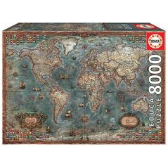 Educa Puzzle 6000 elementów Historyczna mapa świata