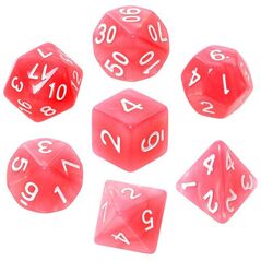 Rebel Komplet kości REBEL RPG - Kamienie Księżycowe - Awenturyn