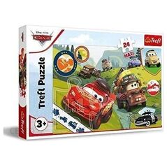 Trefl Puzzle 24el Maxi Wesołe auta 14352 Trefl