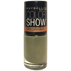 Maybelline  Maybelline, Color Show Vintage Leather, Nail Polish, Nr. 208, Sage Staple Green, 7 ml For Women