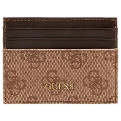 Guess, Vezzola, Leather Card Holder, SMVEZLLEA25, Brown, Unisex Unisex