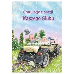 Trend Kartka okolicznościowa Ślub duża TDF11