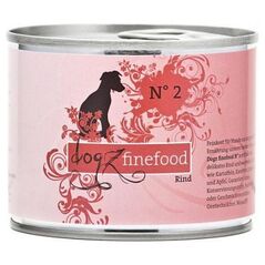 Dogz Finefood N.02 Wołowina puszka 200g