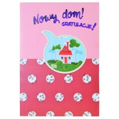 Trend Karnet B6 nowy dom gratulacje velvet
