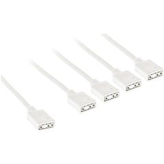 Kolink ARGB 1-4 Splitterkabel - 30cm, weiß