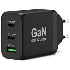 Port Designs 900106-EU ładowarka do urządzeń przenośnych Netbook, Laptop, Smartfon, Tablet Czarny Prąd przemienny Szybkie ładowanie Wewnętrzna