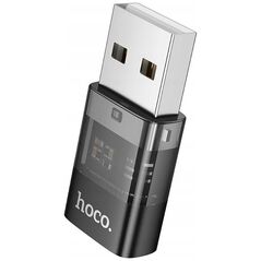 HOCO adapter USB A (męski) do Typ C (żeński) UA36C transparentny czarny
