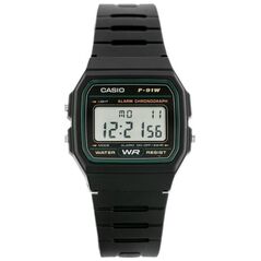 Zegarek Casio Zegarek Męski CASIO F-91W-3DG uniwersalny