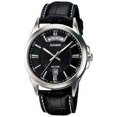 Zegarek Casio Zegarek marki Casio model MTP-1381L kolor Czarny. Akcesoria męski. Sezon: Cały rok NoSize