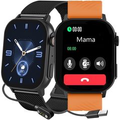 Smartwatch Gravity Zegarek SMARTWATCH GRAVITY GT15-2 BK/BK/OG