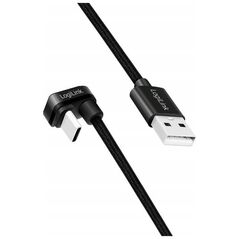 LogiLink CU0195 kabel USB USB 2.0 3 m USB A USB C Czarny