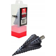 AWTOOLS WIERTŁO STOPNIOWE SPIRALNE M2-TiAlN / 6-38mm /BL