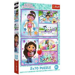 PUZZLE 2X70EL TREFL BAW SIE Z GABBY PUD12
