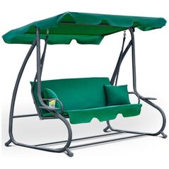 Furnide Huśtawka ogrodowa "Relax Plus" Zielona (181)