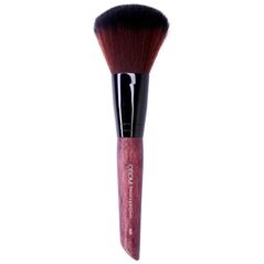 IDC OSOM Professional Precision powder brush kosmetinis teptukas biriai, mineralinei pudrai, veido ir pečių sritims, sintetinio plauko šereliai