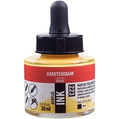 Artequipment Amsterdam Acrylic Ink Bottle Naples Yellow Deep 223