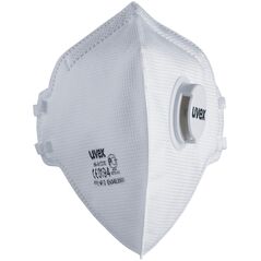 Uvex Respiratorius Uvex Silv-Air Classic 3310 FFP3, sulankstomas su vožtuvu, baltas, 3 vnt mažmeninėje pakuotėje